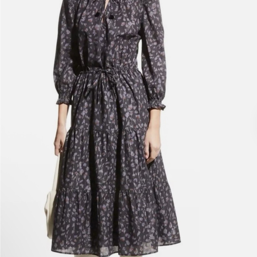 Paige Kaylynn Cotton Blend Midi Dress - Picture 2 of 6